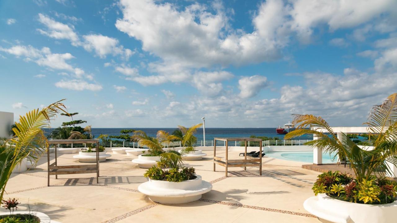 Estudio En Cozumel Con Vista Al Mar, Condominio Con Alberca A1 Exterior foto